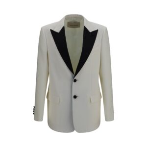 White Wool Oves Aries Blazer