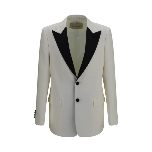 White Wool Oves Aries Blazer