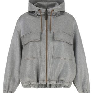 Silver Cotton Bomber