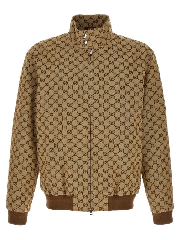 Beige Cotton Bomber