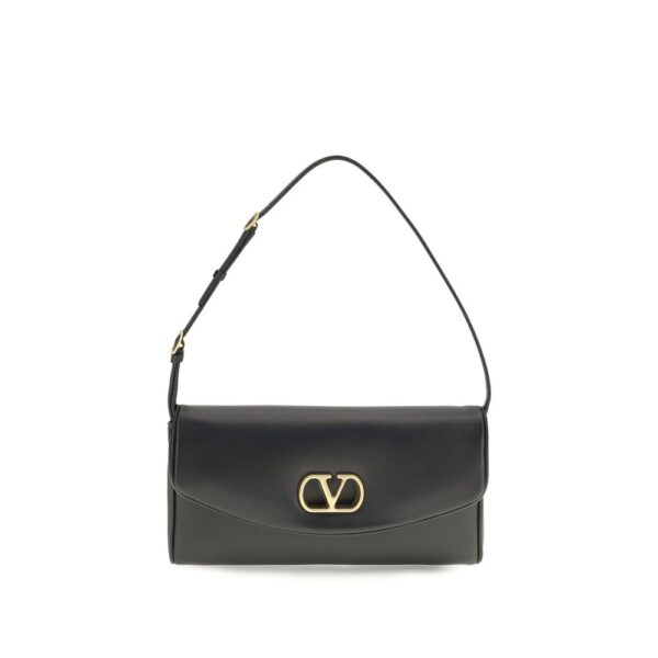 Black Calf Leather Bos Taurus Shoulder Bag