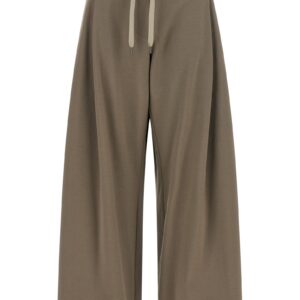Gray Cotton Athletic Pants
