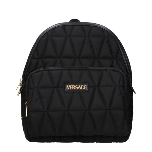Black Fabric Backpack