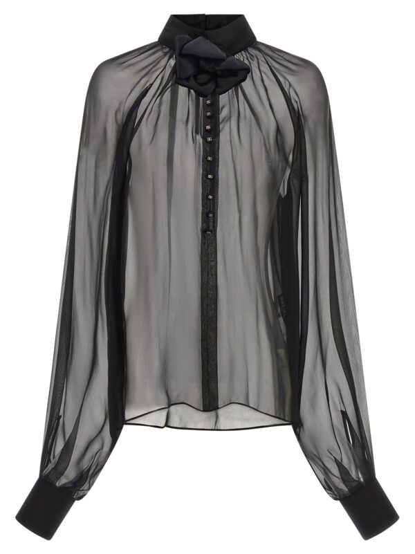 Black Silk Blouse