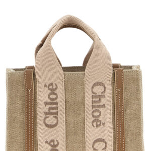 Multicolor Linen Handbag