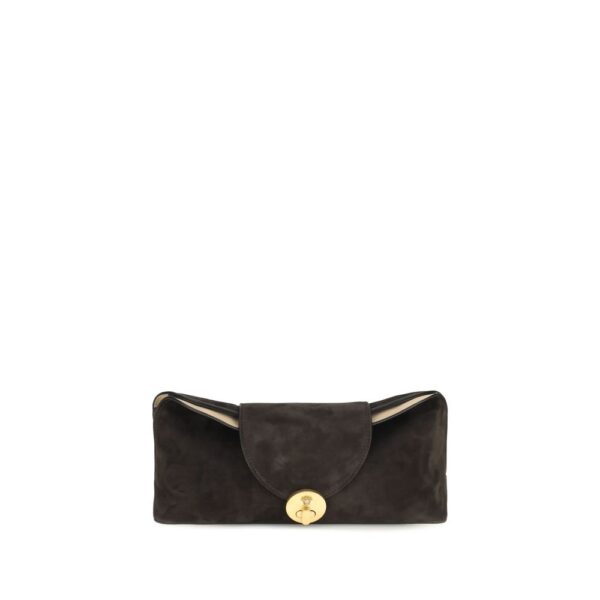 Brown Calf Leather Bos Taurus Clutch Bag