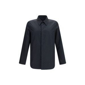 Black Polyamide Full-Length Jacket