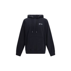 Black Cotton Sweatshirt