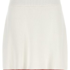 White Cotton Long Skirt
