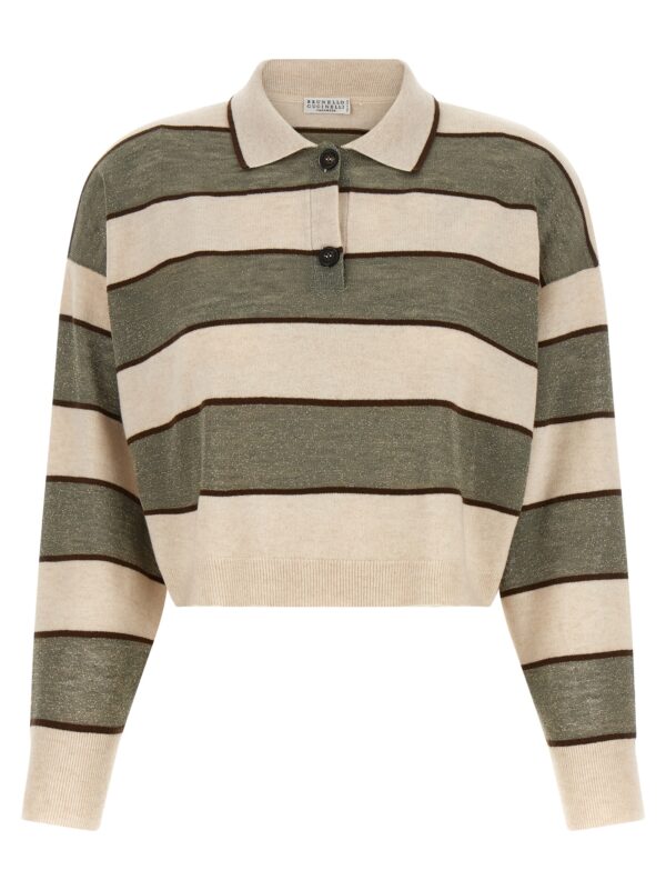 Multicolor Virgin Wool Polo Shirt