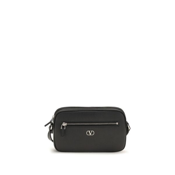 Black Calf Leather Bos Taurus Shoulder Bag