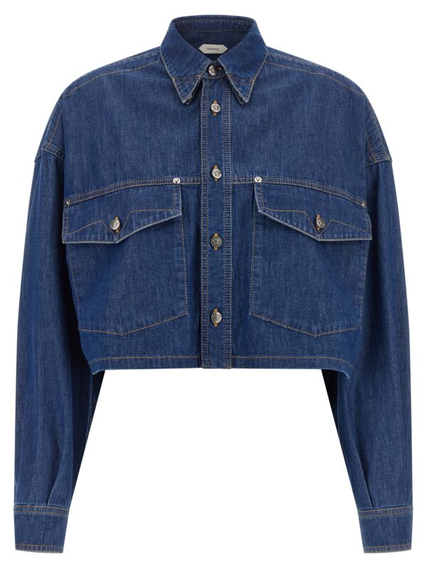 Blue Cotton Blouse