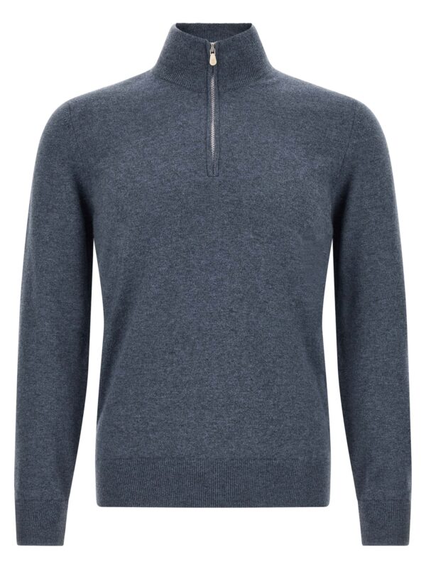Blue Cashmere Cardigan