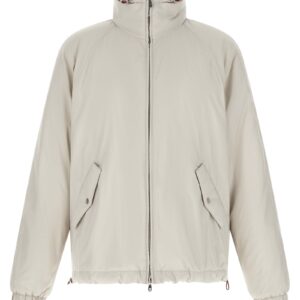 White Polyester Shell Jacket