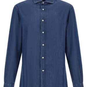 Blue Cotton Blouse