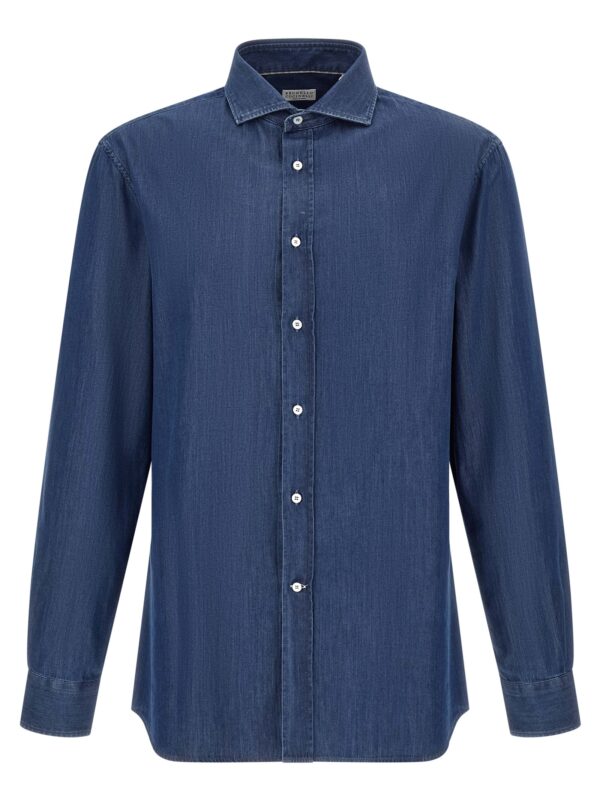Blue Cotton Blouse