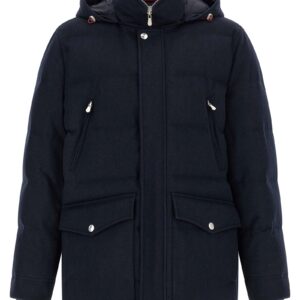 Blue Wool Parka