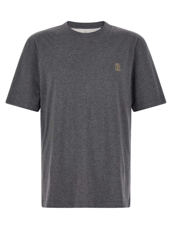 Gray Cotton T-Shirt