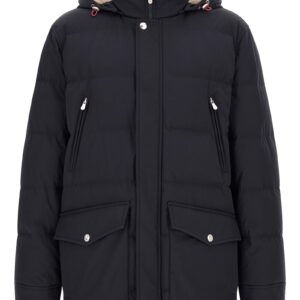 Blue Polyamide Parka