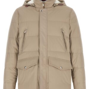 Beige Polyamide Parka