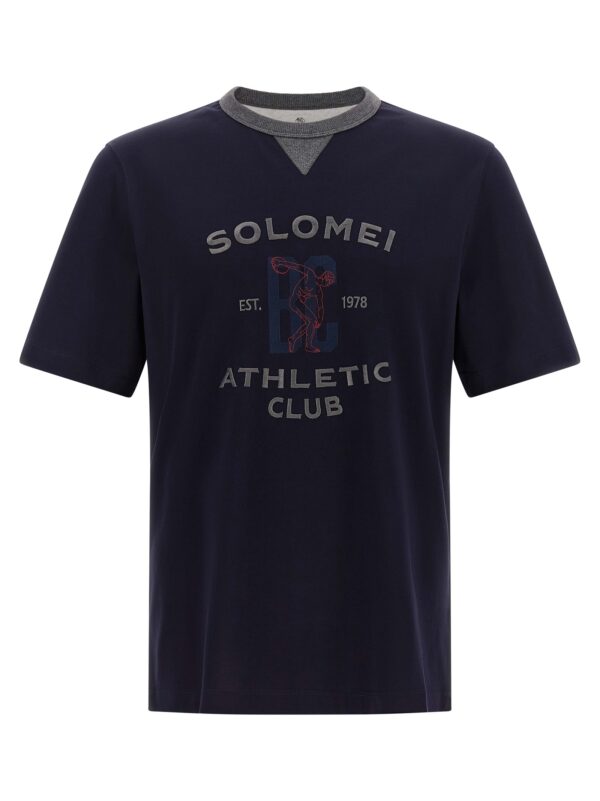 Blue Cotton T-Shirt