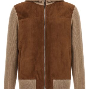 Brown Lamb Leather Bomber