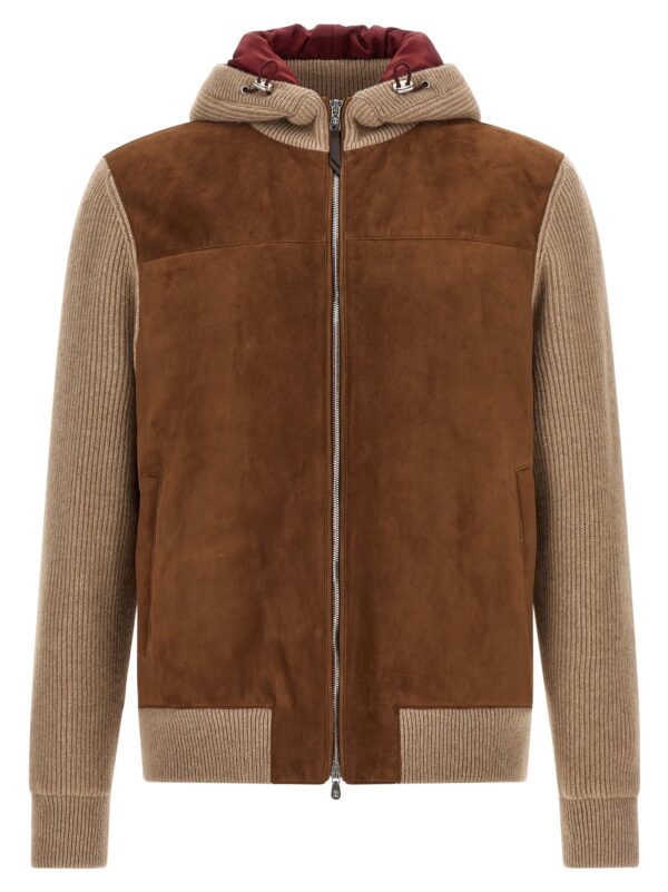 Brown Lamb Leather Bomber