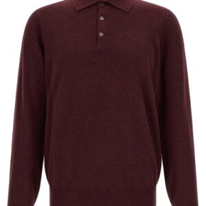 Bordeaux Cashmere Polo Shirt