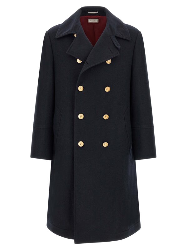 Blue Cashmere Coat