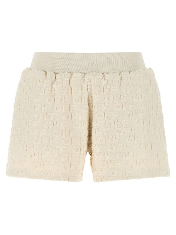 Beige Cotton Bermuda Shorts