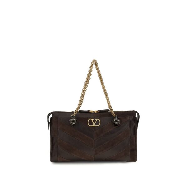 Brown Calf Leather Bos Taurus Shoulder Bag