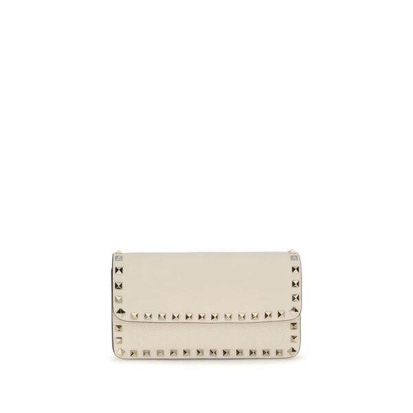 Beige Calf Leather Bos Taurus Wallet