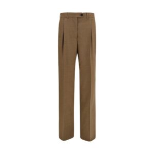 Brown Wool Oves Aries Dress Pants
