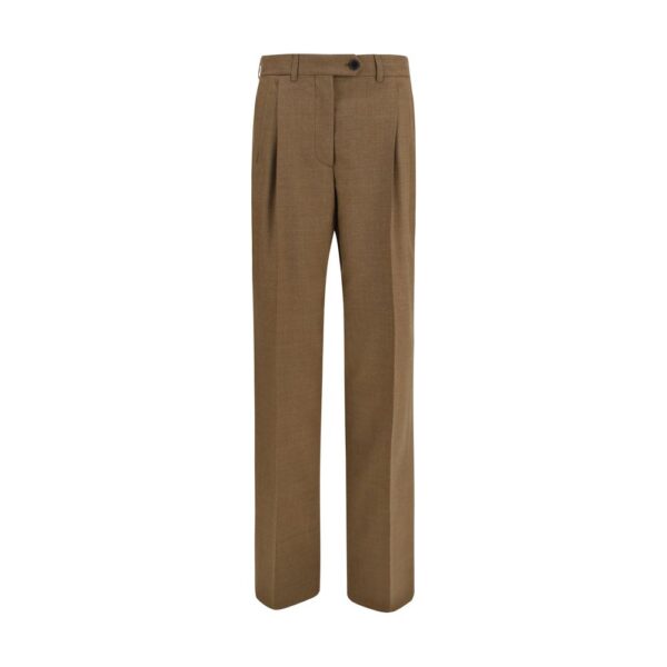 Brown Wool Oves Aries Dress Pants