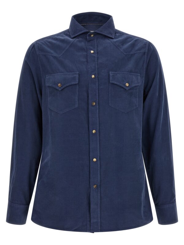 Blue Cotton Blouse