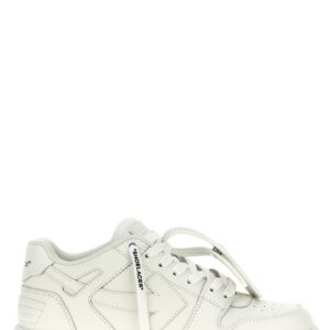 White Calfskin Low Top Sneakers