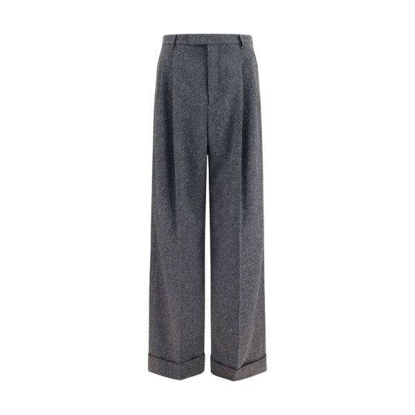 Gray Wool Oves Aries Pants