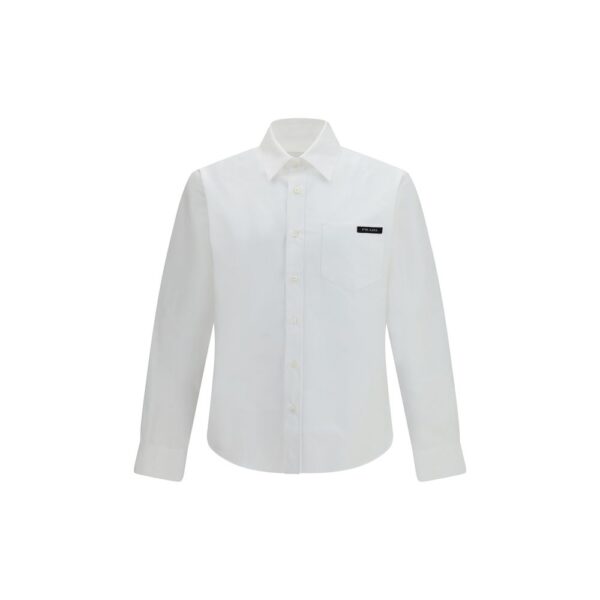 White Cotton Dress Shirt