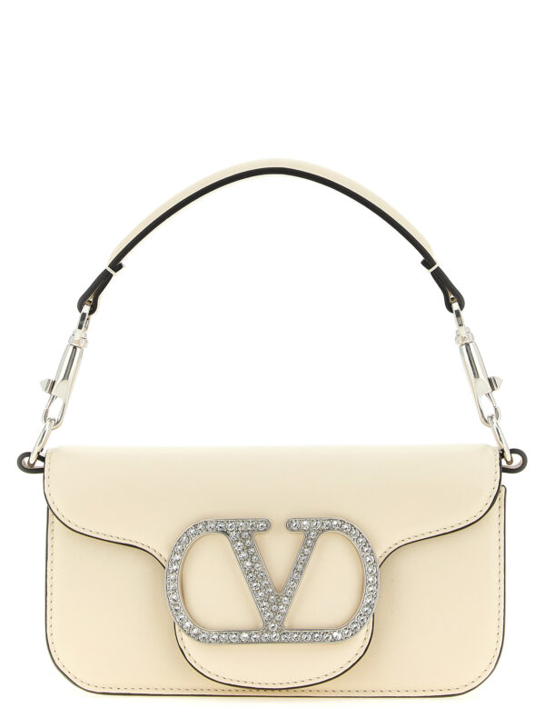 White Calfskin Shoulder Bag