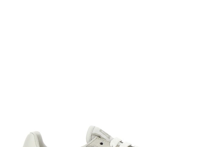 Gray Calfskin Low Top Sneakers | Jag Couture London – New York