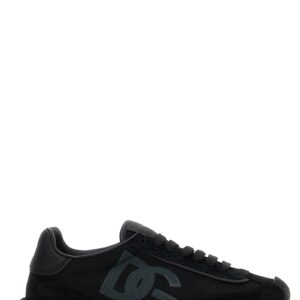 Black Calfskin Athletic Sneakers