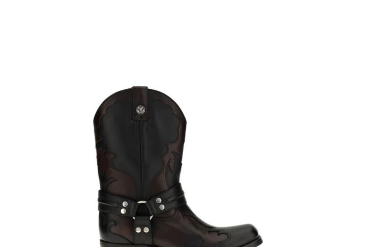 Black Calf Leather Bos Taurus Boots | Jag Couture London – New York