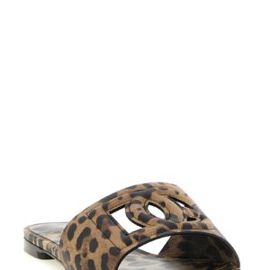 Brown Calfskin Slides - Jag Couture London