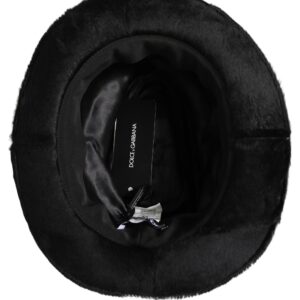 Men Black Classic Wide Brim Fedora Capello Hat