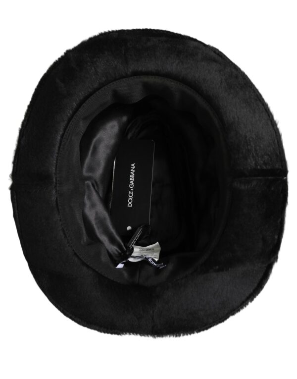 Men Black Classic Wide Brim Fedora Capello Hat