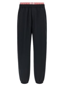Black Polyamide Joggers (Workout Pants)
