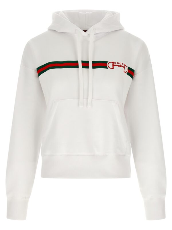 White Cotton Hoodie