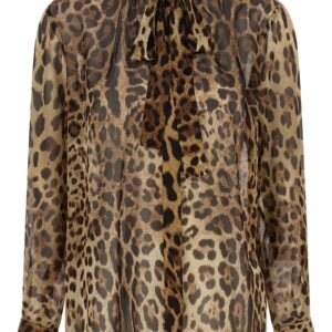 Brown Silk Blouse
