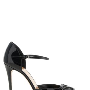Black Calfskin High Heel Pumps