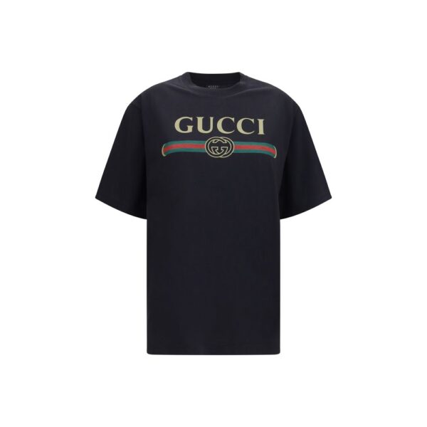 Black Cotton T-Shirt